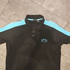 Hugo Boss Black and Blue Polo Shirt